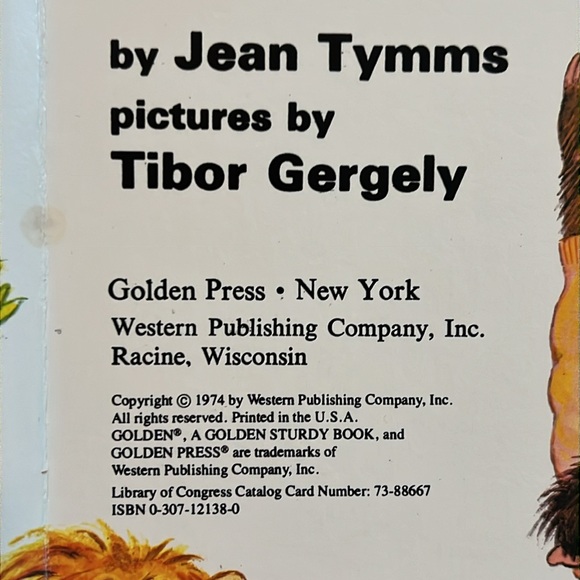 VINTAGE 1974 Golden sturdy book My Head-to-Toe Book, children’s board book. - Picture 9 of 10